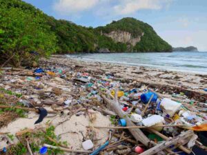 Rifiuti in spiaggia