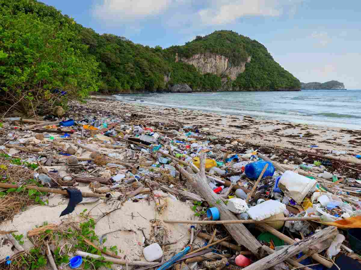 Rifiuti in spiaggia