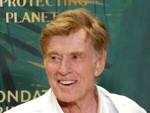 un primo piano di Robert Redford, scomparso all'età di 89 anni