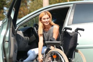 disabile con auto