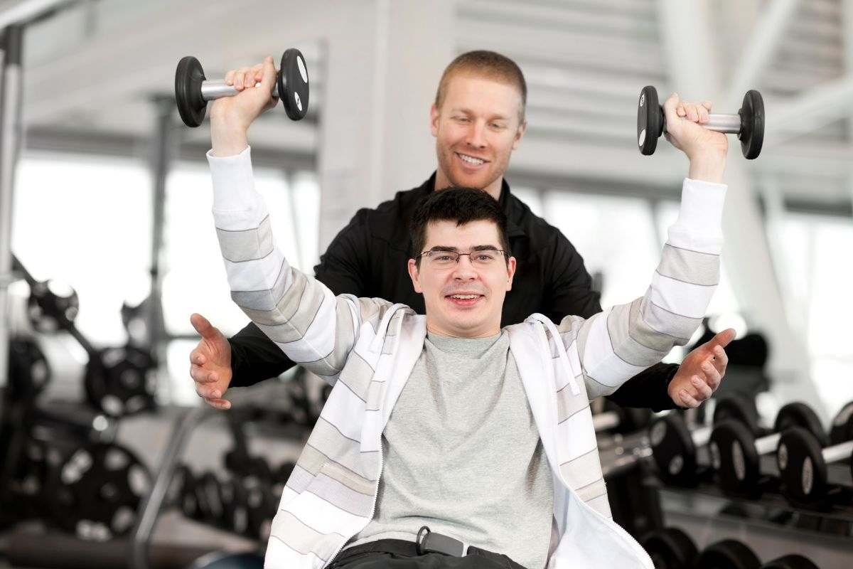 disabile con caregiver