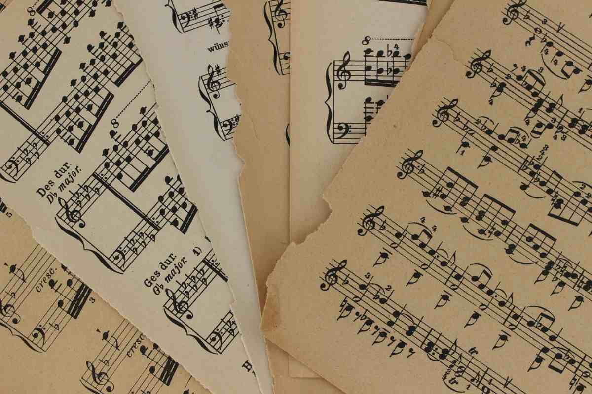 spartiti e note musicali