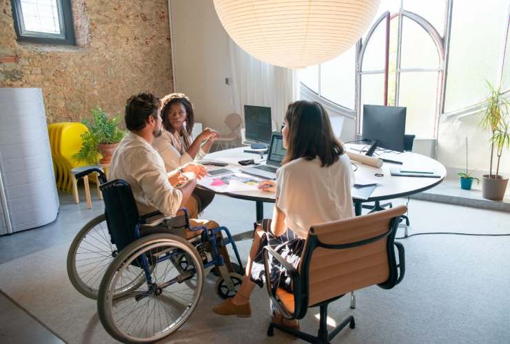 disabile al lavoro